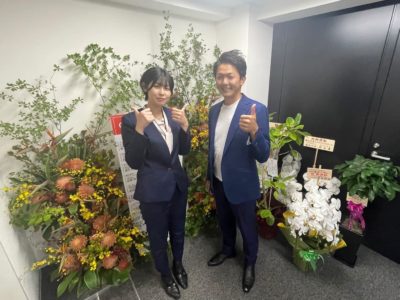 初の女性中途社員が入社してくれました！